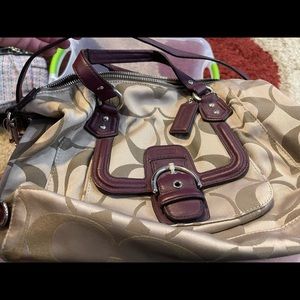 Coach satchel. Like new.  Smoke free and pet free home.